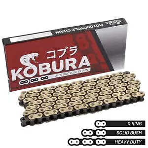 Kobura 428x132 G/B HD I[goC`F[ z_ XR 125 L 03-09p Kobura 428x132 G/B HD Motorcycle Chain for Honda XR 125 L 03-09