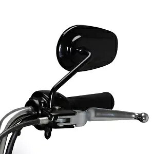 jo[T 8mm OXubN~[ n[[_rbh\ FXDWG ChOCh 04-04 p Universal 8mm Gloss Black Mirrors for Harley-Davidson FXDWG Wide glide 04-04