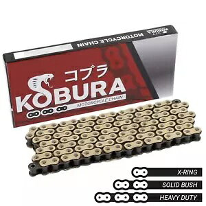 Kobura 520x110 G/B HD �I�[�g�o�C�`�F�[�� �z���_ NX 650 �h�~�l�[�^�[ 88-03�p Kobura 520x110 G/B HD Motorcycle Chain for Honda NX 650 Dominator 88-03 �y���s�A���i�z