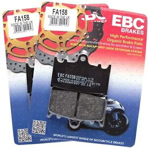 EBC FA158 I[KjbN u[L pbh X2 JTL ZR 1100 [t@[ 92-96p EBC FA158 Organic Brake Pads X2 for Kawasaki ZR 1100 Zephyr 92-96