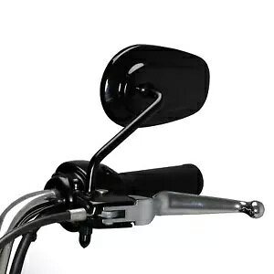 8mm OXubN I[goC~[ n[[_rbh\ XL 1200 T X[p[[ 14-18p 8mm Gloss Black Motorcycle Mirrors for Harley-Davidson XL 1200 T Superlow 14-18