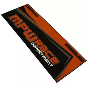 MPW [XI[goCIWK[WtAhA[NVbv}bg MPW Race Dept Motorcycle Orange Garage Floor Door Workshop Mat
