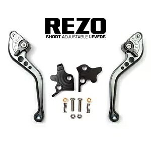 Rezo �g���\�ȃu���[�I�[�g�o�C���o�[ �z���_ CBR900RR Fireblade 1992-2001�p Rezo Extendable Blue Motorcycle Levers for Honda CBR900RR Fireblade 1992-2001 �y���s�A���i�z