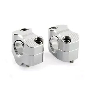 Rezo A~jE 22mm-28.6mm o[CU[ Vo[ XYL GSF 600 N ofBbg 00-04p Rezo Aluminium 22mm-28.6mm Bar Risers Silver for Suzuki GSF 600 N Bandit 00-04