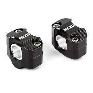Rezo �A���~�j�E�� 22mm-28.6mm �n���h���o�[ ���C�U�[ �u���b�N �g���C�A���t �^�C�K�[ 1050 07-11�p Rezo Aluminium 22mm-28.6mm Handlebar Risers Black for Triumph Tiger 1050 07-11 �y���s�A���i�z