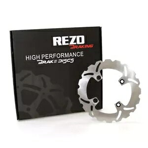 Rezo gXeX A u[L [^[ fBXN z_ XL 600 V gUv 97-99p Rezo Wavy Stainless Rear Brake Rotor Disc for Honda XL 600 V Transalp 97-99