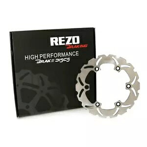 Rezo gXeX A u[L [^[ fBXN z_ XL 1000 V of 03-06p Rezo Wavy Stainless Rear Brake Rotor Disc for Honda XL 1000 V Varadero 03-06