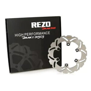 Rezo gXeX A u[L [^[ fBXN }n FZR 600 R WFlVX 93-99p Rezo Wavy Stainless Rear Brake Rotor Disc for Yamaha FZR 600 R Genesis 93-99