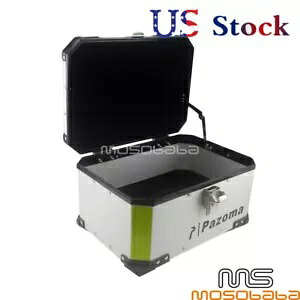 jo[TI[goC 45L A~e[{bNXוgbvbN[LAP[X Universal Motorcycle 45L Aluminum Tail Box Luggage Top Lock Storage Carrier Case