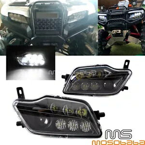z_pCIjA 1000/1000-5 tHA} 500 UTV LED GWFACϊwbhCg For Honda Pioneer 1000/1000-5 Foreman 500 UTV LED Angel Eye Conversion Headlight