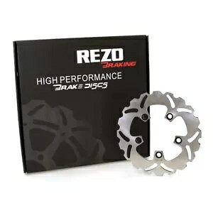 Rezo gXeX A u[L [^[ fBXN XYL GSX-R 600 08-10p Rezo Wavy Stainless Rear Brake Rotor Disc for Suzuki GSX-R 600 08-10