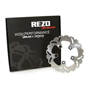 Rezo gXeX A u[L [^[ fBXN XYL GSF 600 N ofBbg 00-04p Rezo Wavy Stainless Rear Brake Rotor Disc for Suzuki GSF 600 N Bandit 00-04