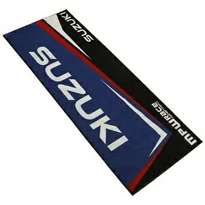 MPW Race Dept �m���X���b�v 200x75cm �I�[�g�o�C�K���[�W���[�N�V���b�v�}�b�g �X�Y�L�p �u���[ MPW Race Dept Non-slip 200x75cm Motorcycle Garage Workshop Mat Suzuki for Blue �y���s�A���i�z