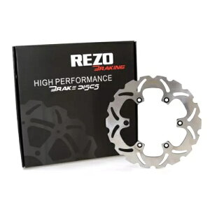 Rezo gXeX A u[L [^[ fBXN }n FZS 1000 Fazer 01-05p Rezo Wavy Stainless Rear Brake Rotor Disc for Yamaha FZS 1000 Fazer 01-05