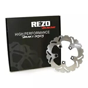 Rezo gXeX A u[L [^[ fBXN XYL GSF 600 N ofBbg 00-04p Rezo Wavy Stainless Rear Brake Rotor Disc for Suzuki GSF 600 N Bandit 00-04