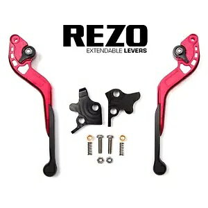 Rezo g\ȃbhI[goCo[ZbgXYL GSF1200N ofBbg 2006 2006 Rezo Extendable Red Motorcycle Lever Set for Suzuki GSF1200N Bandit 2006 2006