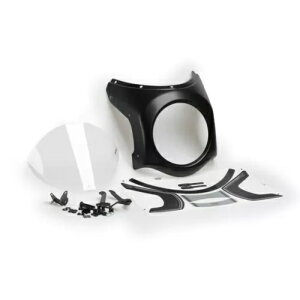 PUIG �Z�~�t�F�A�����O�X�N���[�� TRIUMPH �X�g���[�g �c�C�� 16-22 �g�����X�y�A�����g�u���b�N PUIG SEMI FAIRING SCREEN TRIUMPH STREET TWIN 16-22 TRANSPARENT-BLACK �y���s�A���i�z