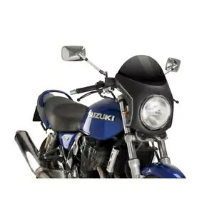 PUIG �Z�~�t�F�A���b�h �X�N���[�� �g���C�A���t �X�g���[�g �c�C�� �S�[���h���C�� 21-22 �u���b�N-�u���b�N PUIG SEMI-FAIRED SCREEN TRIUMPH STREET TWIN GOLD LINE 21-22 BLACK-BLACK �y���s�A���i�z