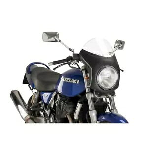 PUIG �Z�~�t�F�A���b�h �X�N���[�� �g���C�A���t �X�s�[�h �c�C�� 19-24 �g�����X�y�A�����g �u���b�N PUIG SEMI-FAIRED SCREEN TRIUMPH SPEED TWIN 19-24 TRANSPARENT-BLACK �y���s�A���i�z