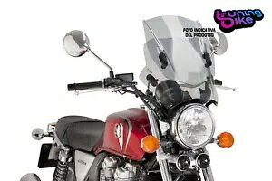 PUIG �X�N���[�� �A�b�v&�_�E�� �h�D�J�e�B �X�N�����u���[ 1100 �_�[�N �v�� 21-22 ���C�g�X���[�N PUIG SCREEN UP&DOWN DUCATI SCRAMBLER 1100 DARK PRO 21-22 LIGHT SMOKE �y���s�A���i�z