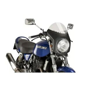 PUIG �Z�~�t�F�A���b�h �X�N���[�� �}�b�V�� �u���b�N �Z�u�� 250 17-24 ���C�g�X���[�N�J�[�{�� PUIG SEMI-FAIRED SCREEN MASH BLACK SEVEN 250 17-24 LIGHT SMOKE-CARBON �y���s�A���i�z
