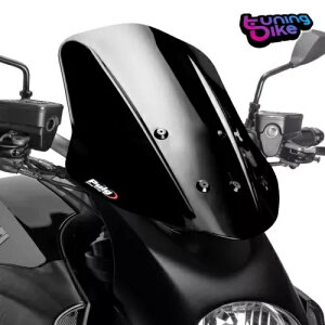 PUIG �X�N���[�� �l�C�L�b�h N.G.�c�[�����O �h�D�J�e�B �f�B�A�x�� 2011 �u���b�N PUIG SCREEN NAKED N.G. TOURING DUCATI DIAVEL 2011 BLACK �y���s�A���i�z