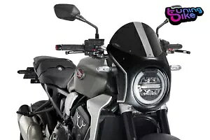 PUIG g x[ z_ CB650R lI X|[c JtF 2019 ubNԗp- PUIG RETRO BEZEL FOR HONDA CB650R NEO SPORTS CAFE 2019 BLACK CAR-