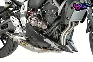Puig ���}�n MT-07 2014 �J�[�{�����b�N�p�����V��ی�- PUIG LOWER CEILING PROTECTION FOR YAMAHA MT-07 2014 CARBON LOOK-