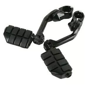 1-1/4 C` nCEFC GW K[h OAO tbgyO }Eg n[[ X|[cX^[p 1-1/4'' Highway Engine Guard Long Angled Footpegs Mount For Harley Sportster