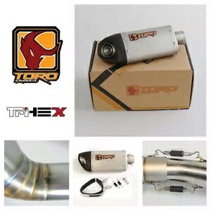 Toro �T�C�h�o�������N�p�C�v �X�e�����X�g���C�w�b�N�X�T�C�����T�[�t�� ���}�n YZF-R1 09-14�p Toro Side Exit Link Pipe W/Stainless TriHex Silencer for Yamaha YZF-R1 09-14 �y���s�A���i�z