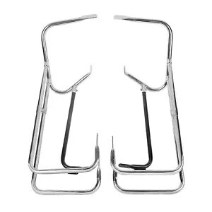 N[ cC[ ThobO NbV o[ K[h n[[_rbh\ FLHTC 00-00p Chrome Twin Rail Saddlebag Crash Bar Guard for Harley-Davidson FLHTC 00-00