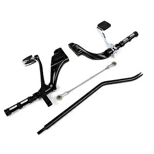 �n�[���[�_�r�b�h�\�� XL 200X 14-17 �p�g���u���b�N �A�C�A�� �t�H���[�h �R���g���[�� �L�b�g Extended Black Iron Forward Control Kit for Harley-Davidson XL 200X 14-17 �y���s�A���i�z