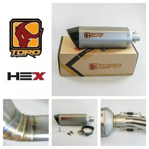 YZF-R1 09-14 �g�����o���G�L�]�[�X�g�����N�p�C�v�X�e�����X/�J�[�{�� HexX �T�C�����T�[ YZF-R1 09-14 for Toro Side Exit Exhaust Link Pipe Stainless/Carbon HexX Silencer �y���s�A���i�z