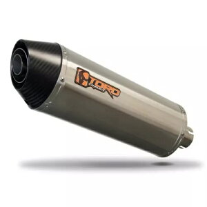 Toro �I�[�o�� 350mm �T�C�����T�[�A�X�e�����X���A51mm �N�����v�t�B�b�g�p�J�[�{���L���b�v�t�� Toro Oval 350mm Silencer,Stainless w/Carbon Cap for 51mm Clamp Fit �y���s�A���i�z
