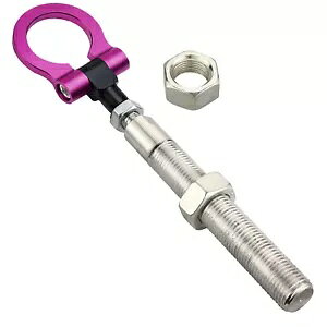 xX^[ 2019 2020 pop[tbN̍ϋvp[v܂肽݃OlW Heavy Duty Purple Folding Ring Screw on Bumper Tow Hook for Veloster 2019 2020