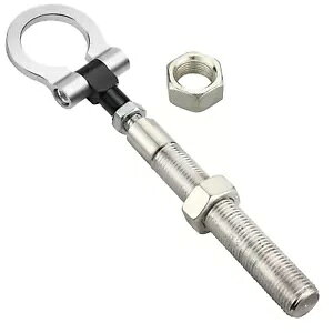 Sprots Vo[܂肽݃[vtbN̓q_CWFlVXxX^[AN\EɓK Sprots Silver Foldable Loop Tow Hook Fits for Hyundai Genesis Veloster ,Kia Soul