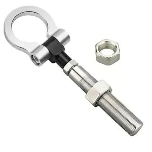 シルバー ヘビーデューティ牽引フック トヨタ Rav4 ヤリス プリウス カムリ、サイオン XD TC XB 用 Silver Heavy Duty Tow Hook for Toyota Rav4 Yaris Prius Camry ,Scion XD TC XB