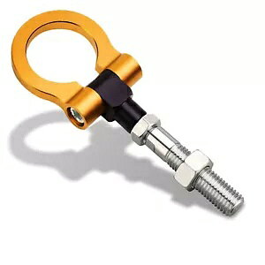 2014-2021 }c_ 3A6 - KD53-50-EJ1B tgtbNϋv܂肽݃S[h For 2014-2021 Mazda 3, 6 - KD53-50-EJ1B Front Tow Hook Heavy Duty Folding Gold