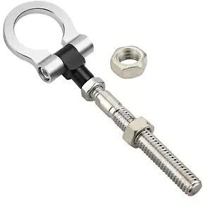 tH[h }X^O 2019-2023 AJ[ MKZ 2017-2020 tg܂̓AtbN - Vo[ For Ford Mustang 2019-2023 ,Lincoln MKZ 2017-2020 Front Or Rear Tow Hook -Silver