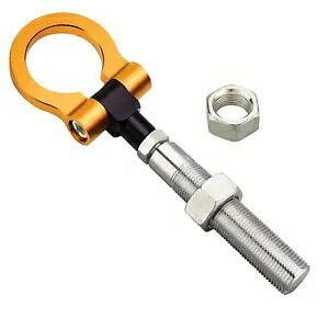 S[h܂肽݃O[VOwr[f[eBtbN INFINITI OHYp Gold Folding Ring Racing Heavy Duty Tow Hook for INFINITI Mitsubishi Nissan