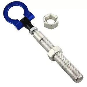q_C FX^[ 2019 pop[tbN̍ϋvu[܂肽݃OlW Heavy Duty Blue Folding Ring Screw on Bumper Tow Hook for Hyundai Veloster 2019