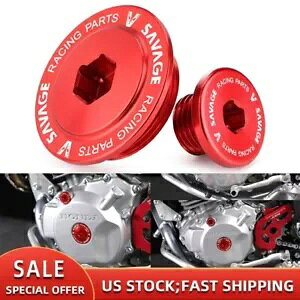 GWvONNP[XJo[ICtB[lWz_ XR250L CRF450R CRF250R Engine Plug Crankcase Cover Oil Filler Screws For HONDA XR250L CRF450R CRF250R