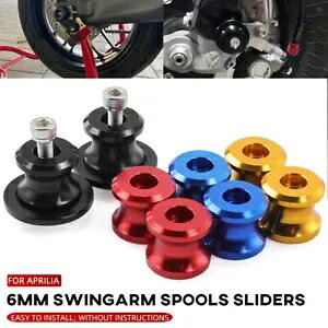 M6 �X�C���O�A�[���X�v�[���X���C�_�[�A�v�����A RS50 RS125 RS250 Tuono 1000R �}�i 850/GT M6 Swingarm Spools Sliders For Aprilia RS50 RS125 RS250 Tuono 1000R Mana 850/GT �y���s�A���i�z