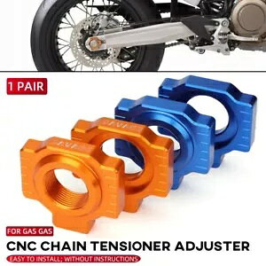 CNC ��֎Ԏ��`�F�[���e���V���i�[�A�W���X�^�[ GAS GAS ES700 SM700 2022-2024�p CNC Rear Wheel Axle Chain Tensioner Adjuster For GAS GAS ES700 SM700 2022-2024 �y���s�A���i�z