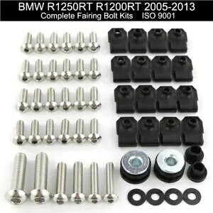 BMW R1250RT R1200RT 2005-2013 ���S�ȃt�F�A�����O�{���g�t�@�X�i�[�L�b�g�l�W�ɓK�� Fit For BMW R1250RT R1200RT 2005-2013 Complete Fairing Bolts Fasteners Kit Screw �y���s�A���i�z