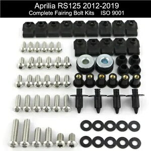 �I�[�g�o�C���S�ȃt�F�A�����O�{���g�{�f�B���[�N�L�b�g�i�b�g�A�v�����A 12-19 RS125 �ɓK�� Motorcycle Complete Fairing Bolt Bodywork Kit Nuts Fit For Aprilia 12-19 RS125 �y���s�A���i�z