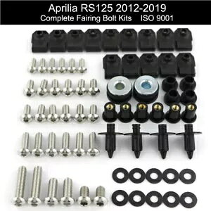 �I�[�g�o�C���S�ȃt�F�A�����O�{���g�{�f�B���[�N�L�b�g�i�b�g�A�v�����A 12-19 RS125 �ɓK�� Motorcycle Complete Fairing Bolt Bodywork Kit Nuts Fit For Aprilia 12-19 RS125 �y���s�A���i�z
