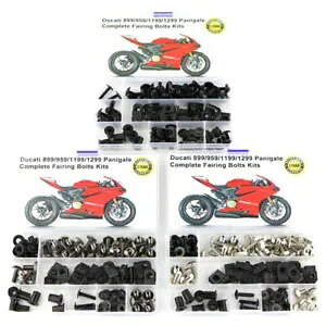 ���S�ȃt�F�A�����O�{���g�{�f�B�l�W�i�b�g�h�D�J�e�B 899 959 1199 1299 �p�j�K�[���ɓK�� Complete Fairing Bolt Body Screws Nuts Fit For Ducati 899 959 1199 1299 Panigale �y���s�A���i�z
