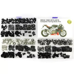 �I�[�g�o�C�X�`�[�����S�ȃt�F�A�����O�{���g�l�W�L�b�g�A�v�����A RSV4 2015-2018 �ɓK�� Motorcycle Steel Complete Fairing Bolt Screws Kit Fit For Aprilia RSV4 2015-2018 �y���s�A���i�z