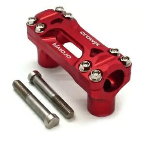 Mojo +20mm �g�[���o�[�}�E���g ���b�h �z���_�ɓK�� Mojo +20mm Tall Bar Mounts Red Fits Honda �y���s�A���i�z